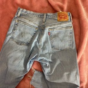 LEVIS 501 DENIM JEANS LIGHT BLUE